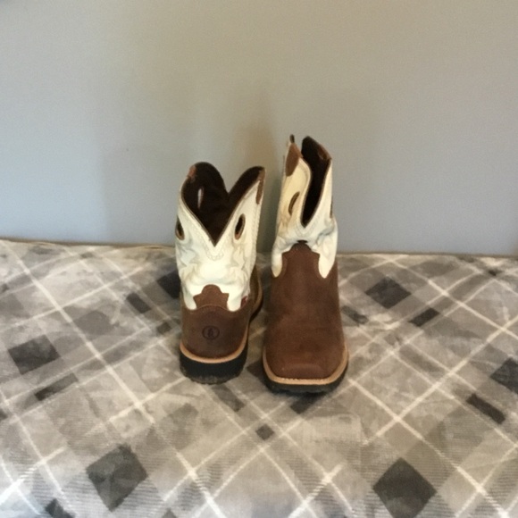 Tony Lama Two-Tone Western Boots - Picture 1 of 3